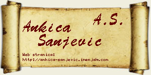 Ankica Šanjević vizit kartica